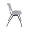 Cain Cain Round Table & Chair Set, Wood, Metal, Plastic Top, Grey TB36RNDGY47GY - alternate 4